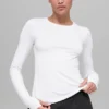 Alosoft Finesse Langarmshirt – Weiß