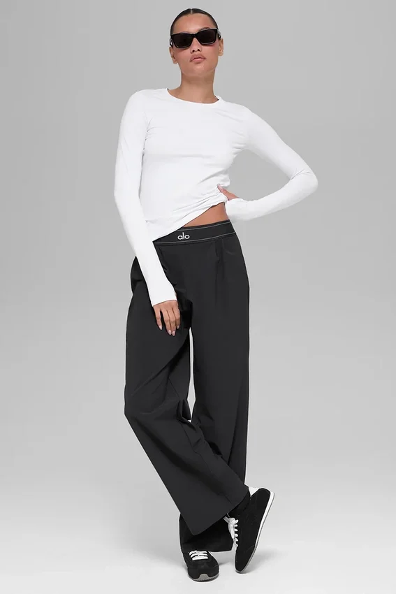 Alosoft Finesse Langarmshirt – Weiß