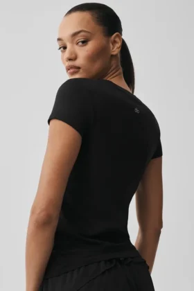 Alosoft Finesse T-Shirt – Schwarz