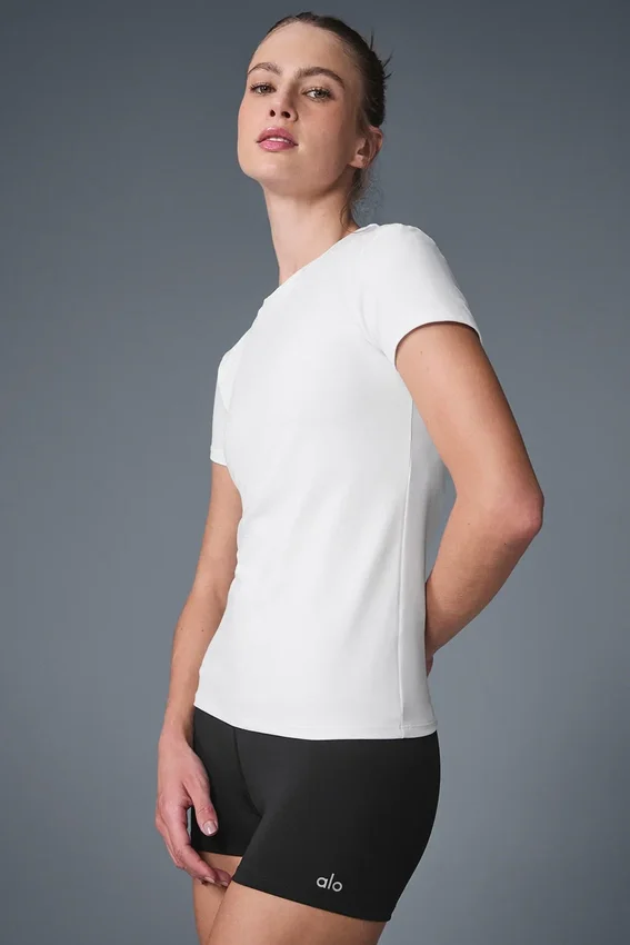 Alosoft Finesse T-Shirt – Weiß