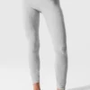 Alosoft High-Waist 7/8 Highlight Leggings – Athletic Heather Grey