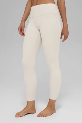 Alosoft High-Waist 7/8 Highlight Leggings – Bone