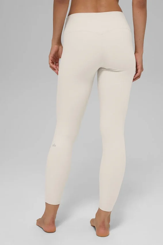 Alosoft High-Waist 7/8 Highlight Leggings – Bone