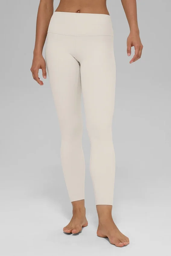 Alosoft High-Waist 7/8 Highlight Leggings – Bone