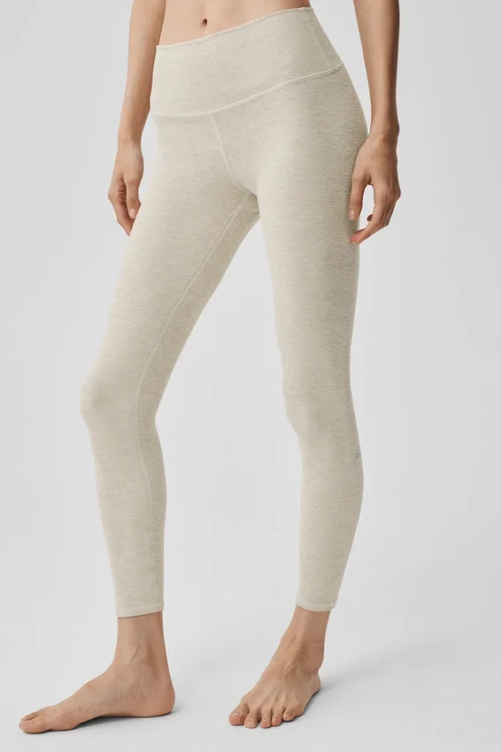 Alosoft High-Waist 7/8 Highlight Leggings – Oatmeal Heather