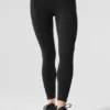 Alosoft High-Waist 7/8 Highlight Leggings – Schwarz