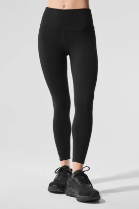 Alosoft High-Waist 7/8 Highlight Leggings – Schwarz