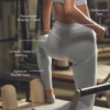 Alosoft High-Waist Heart Throb Leggings – Athletic Heather Grey/Weiß