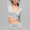 Alosoft Intuition Langarmshirt – Athletic Heather Grey