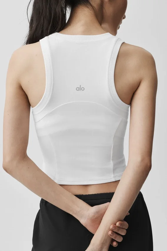 Alosoft Level up Full Zip Top – Weiß