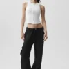 Alosoft Level up Full Zip Top – Weiß