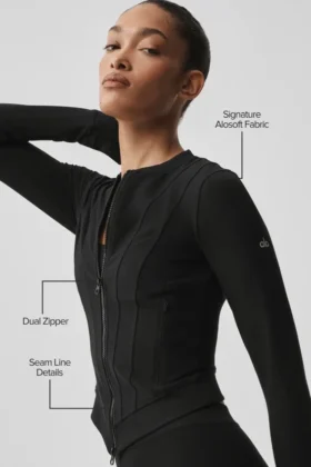 Alosoft Recharge Jacke – Schwarz