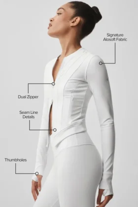 Alosoft Recharge Jacke – Weiß