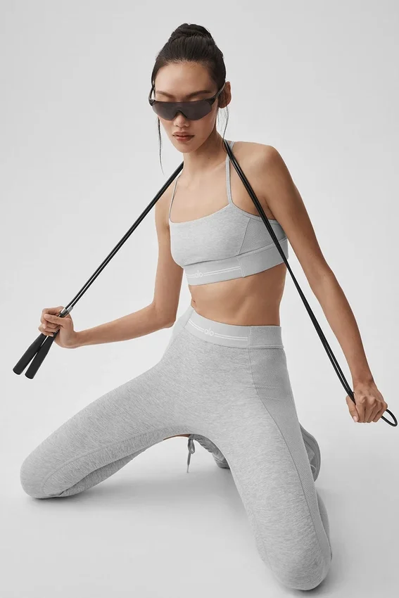 Alosoft Relay-BH – Athletic Heather Grey/Weiß