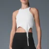 Alosoft Ribbed Revelation Top – Weiß