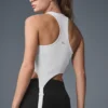 Alosoft Ribbed Revelation Top – Weiß