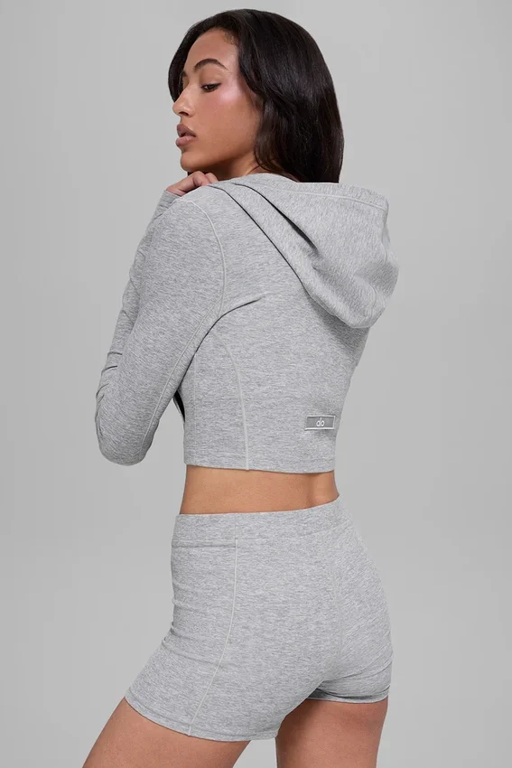 Alosoft Sincere Fitted Jacke – Athletic Heather Grey