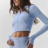 Alosoft Sincere Fitted Jacke – Hellblau