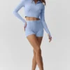 Alosoft Sincere Fitted Jacke – Hellblau