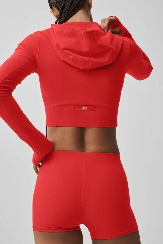 Alosoft Sincere Fitted Jacket – Leuchtend Rot