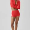 Alosoft Sincere Fitted Jacket – Leuchtend Rot