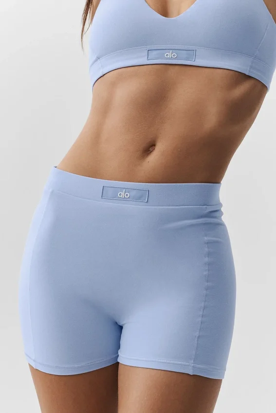 Alosoft Sincere Micro Shorts – Hellblau