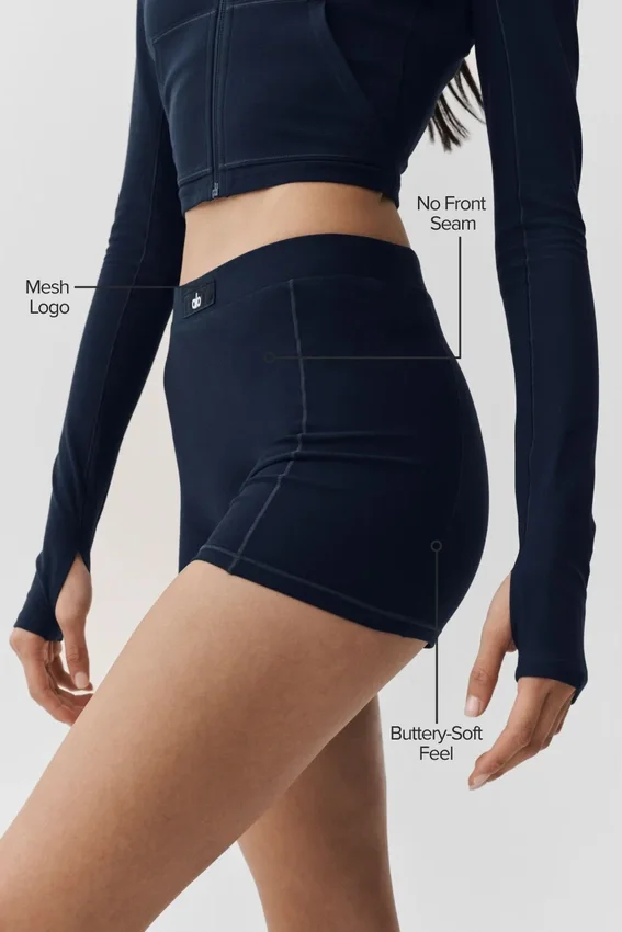Alosoft Sincere Micro Shorts – Marineblau