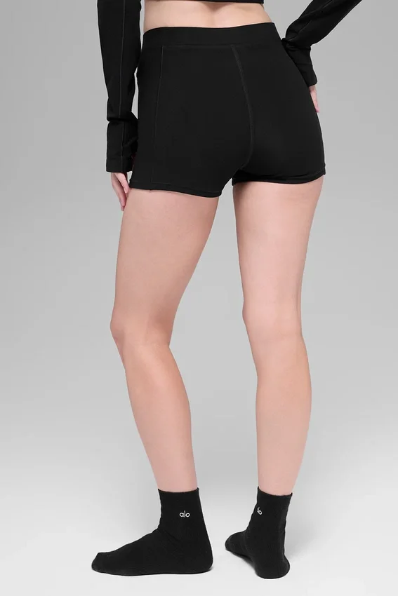 Alosoft Sincere Micro Shorts – Schwarz