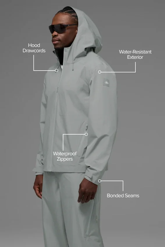Alpha Shell Jacke – Lunar Grey