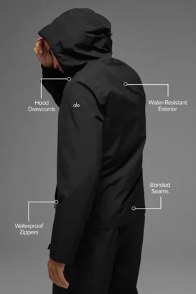 Alpha Shell Jacke – Schwarz