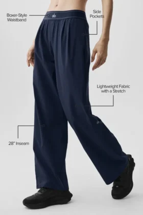 Anzughose (Shorts) – Marineblau