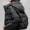Aspen Love Daunenjacke – Schwarz