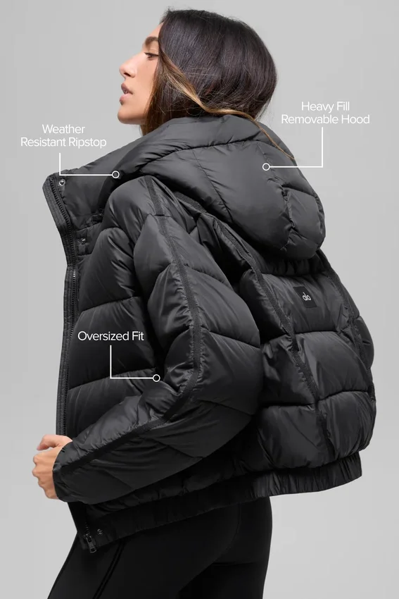 Aspen Love Daunenjacke – Schwarz