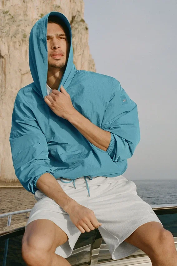 Axis Kapuzenpullover – Blue Breeze