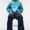 Axis Kapuzenpullover – Blue Breeze