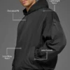 Axis Kapuzenpullover – Schwarz