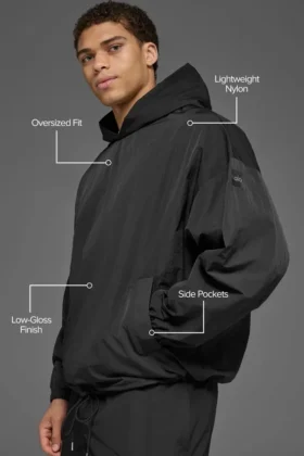 Axis Kapuzenpullover – Schwarz