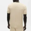 Baumwoll-Kaschmir-Pullover „Ever Soft“ mit Kurzarmshirts – Sandy Beige