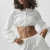 Baumwoll-Langarmshirt „Real Deal“ – Weiß