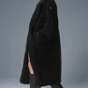 Übergroßer Sherpa-Trench – Schwarz