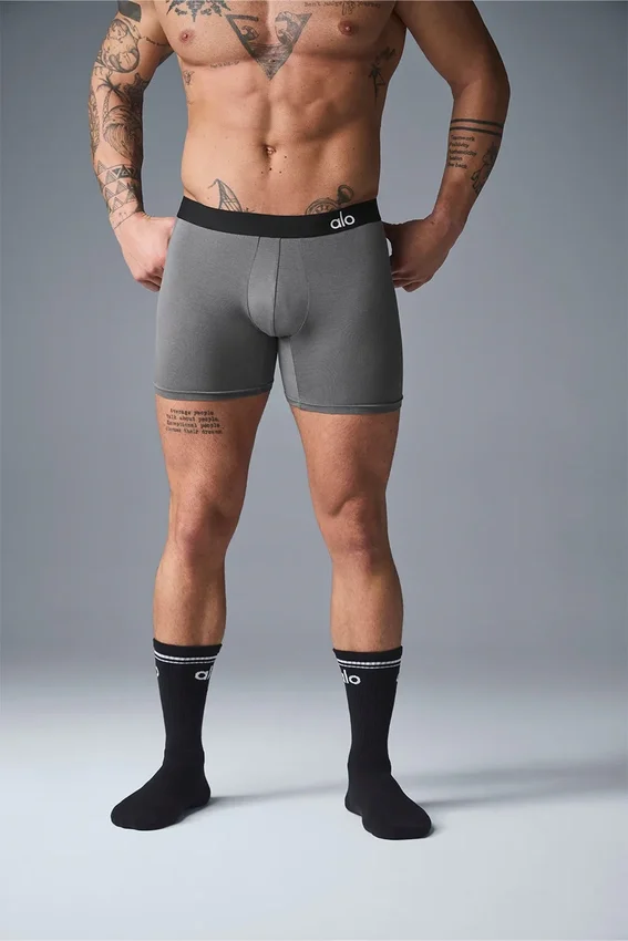 Boxershorts für Tag und Nacht – Grau