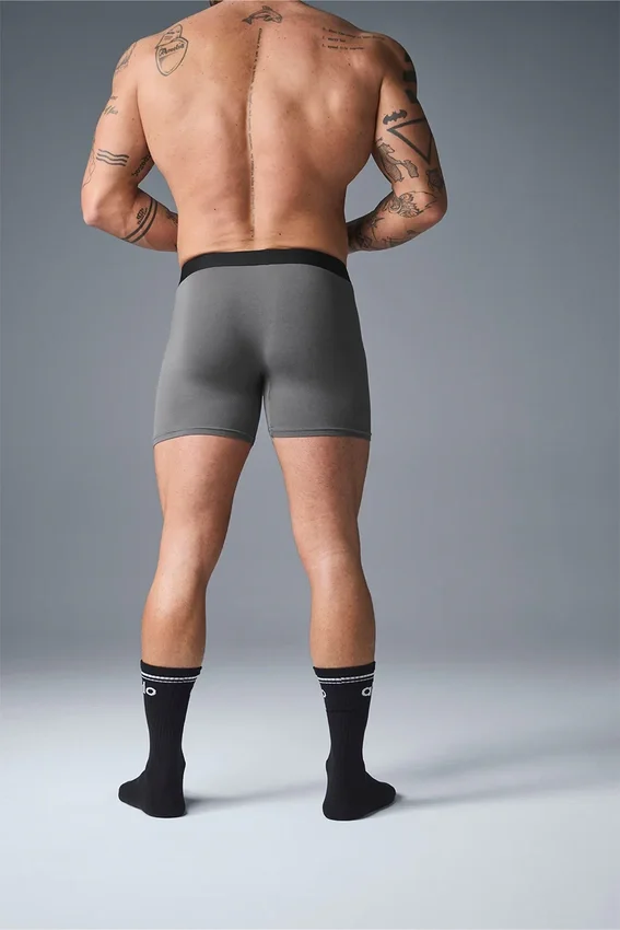 Boxershorts für Tag und Nacht – Grau
