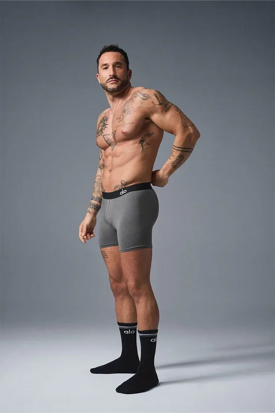 Boxershorts für Tag und Nacht – Grau