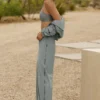 Breezy Wide Leg Hose (Regular) – Lunar Grey