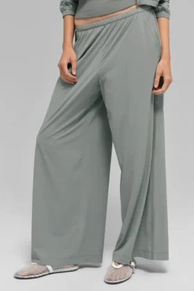 Breezy Wide Leg Hose (Regular) – Lunar Grey