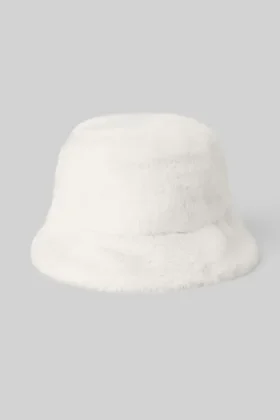Bucket-Hut aus Kunstfell – Ivory