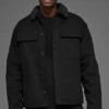 Canvas Utility Shacket – Schwarz