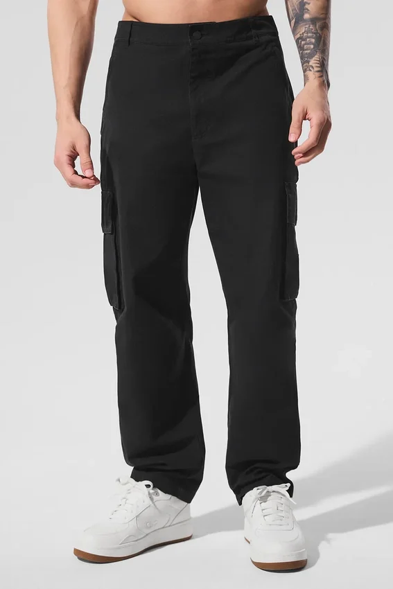 Cargo-Ripstop-Hose – Schwarz