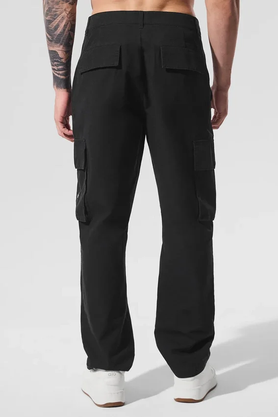 Cargo-Ripstop-Hose – Schwarz