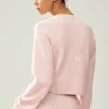 Cashmere Embrace Pullover – Frosted Pink